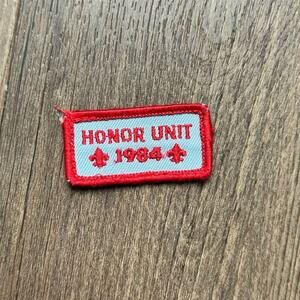 Vintage 80s Boy Scouts of America Honor Unit Patch 1984